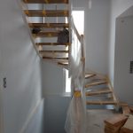 Tapeziertes Treppenhaus